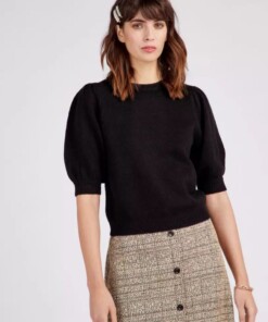 بلوزه صوف  بلون موحد