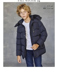 جاكت كحلى مبطن