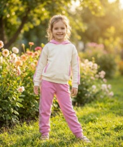 بنطلون سمر ميلتون بلون بينك وخط لامع