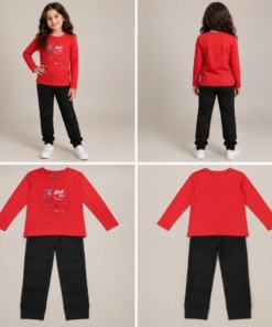 طقم شتوي بناتي مبطن
